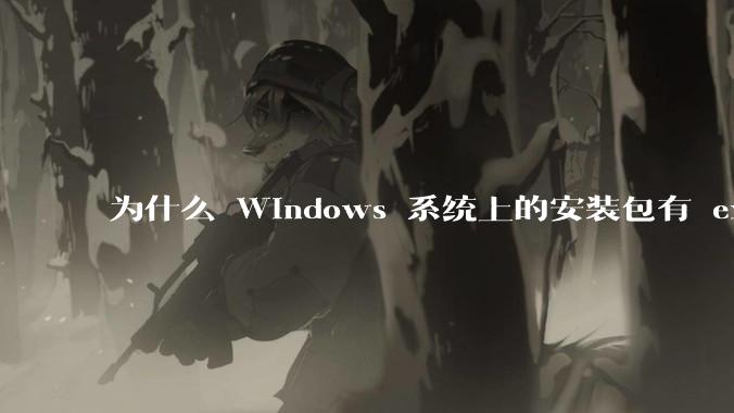 为什么 Windows 系统上的安装包有 exe 和 msi 两种格式，有什么区别？
