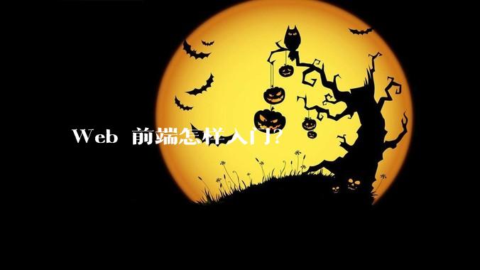 Web 前端怎样入门？