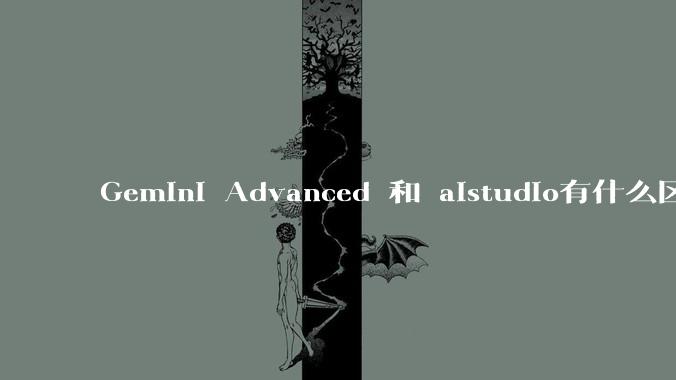 Gemini Advanced 和 aistudio有什么区别？